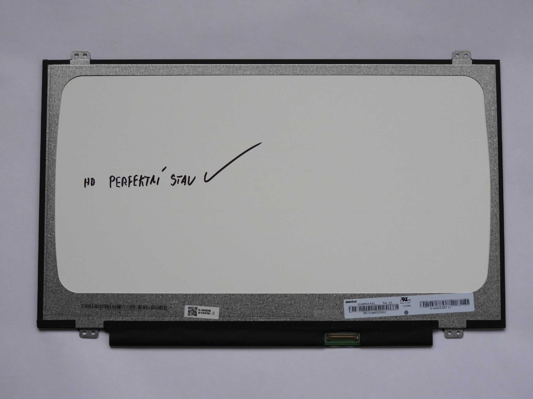 14" Lcd panel displej display 1366X768 HD 30pin slim eDP