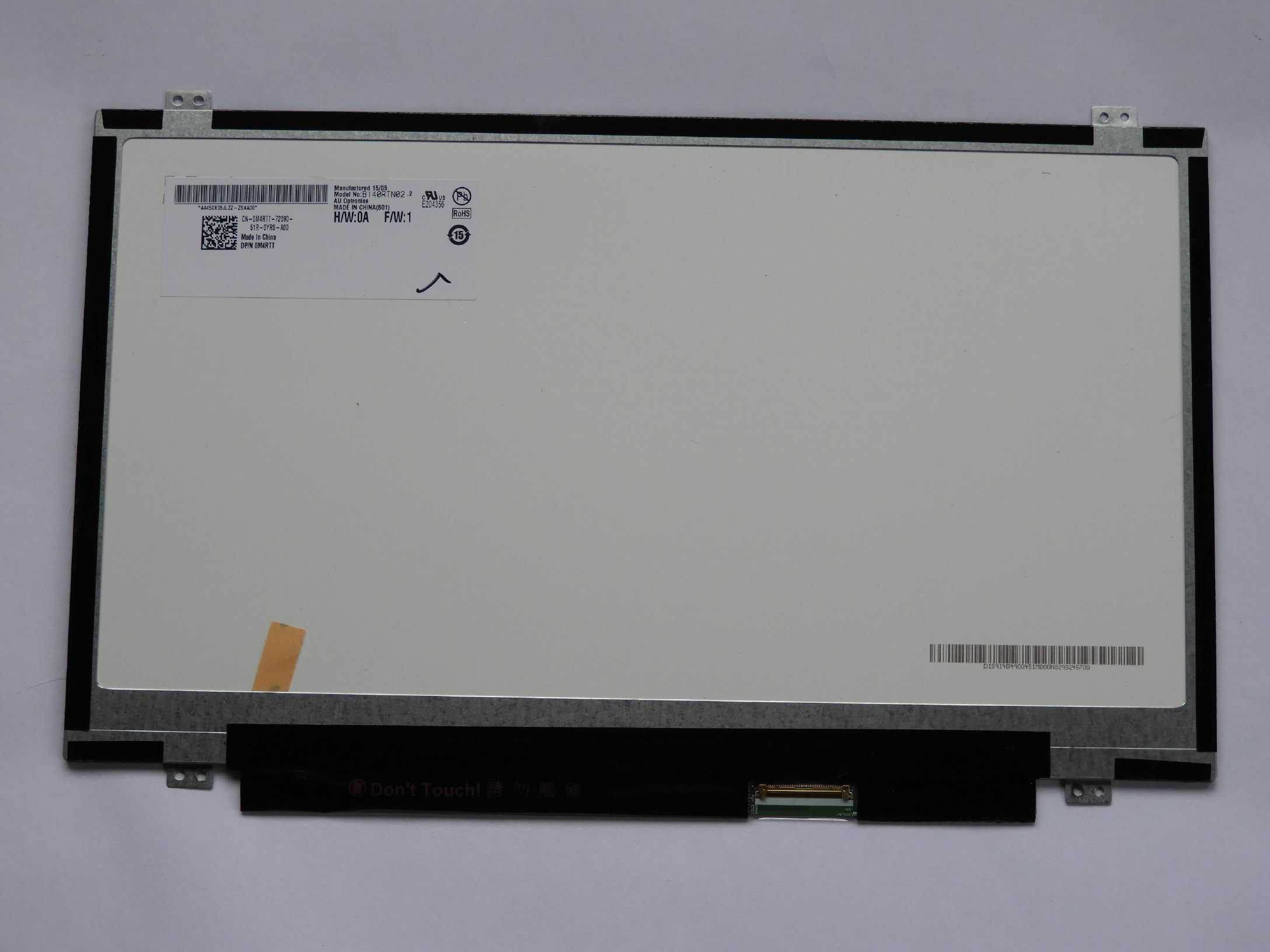 14" Lcd panel displej display 1600X900 HD+ 40pin slim