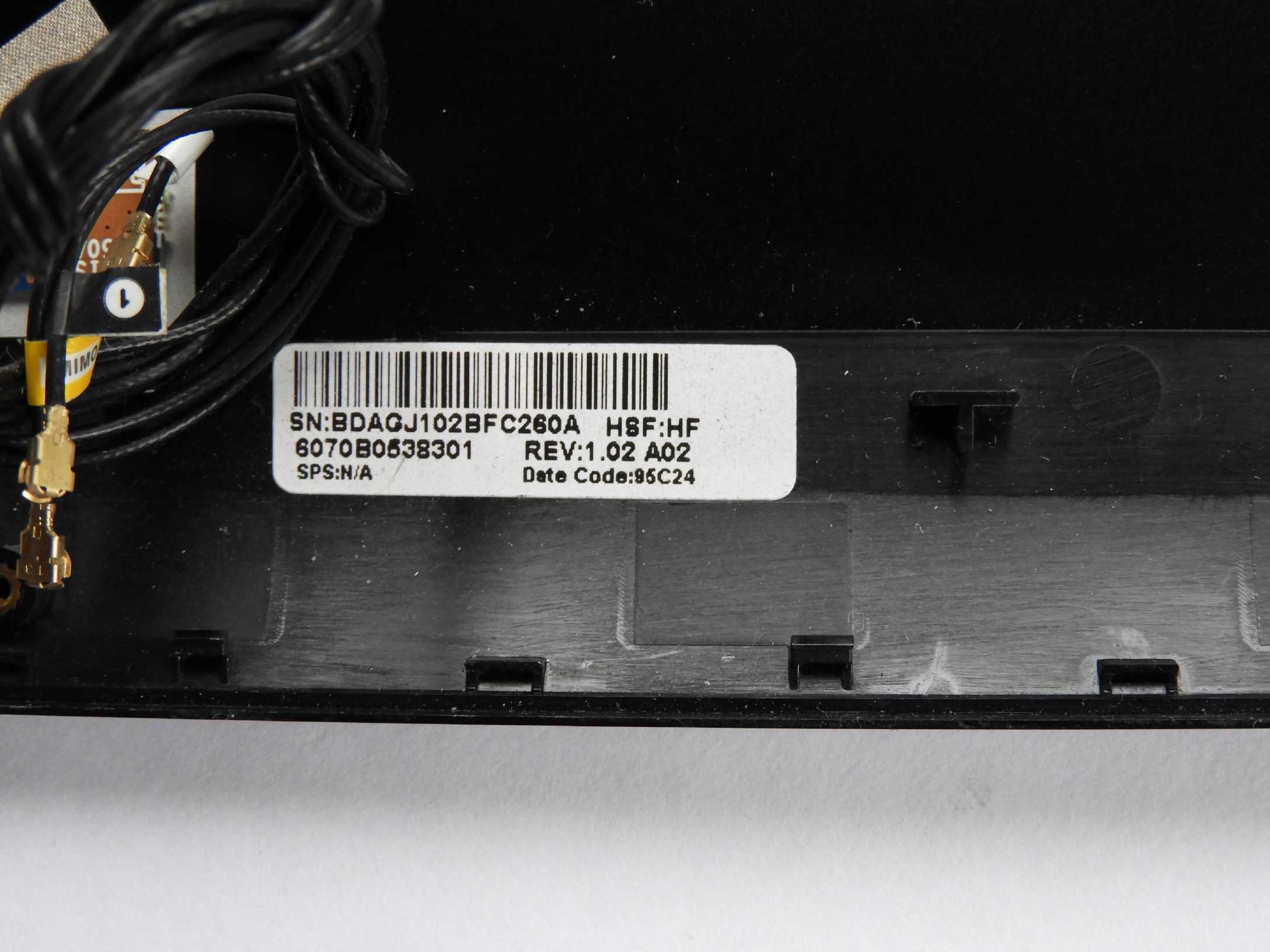 Zadní kryt LCD Šasi HP Envy 17 3000 17-3000 17-3002ef 17-3002ea