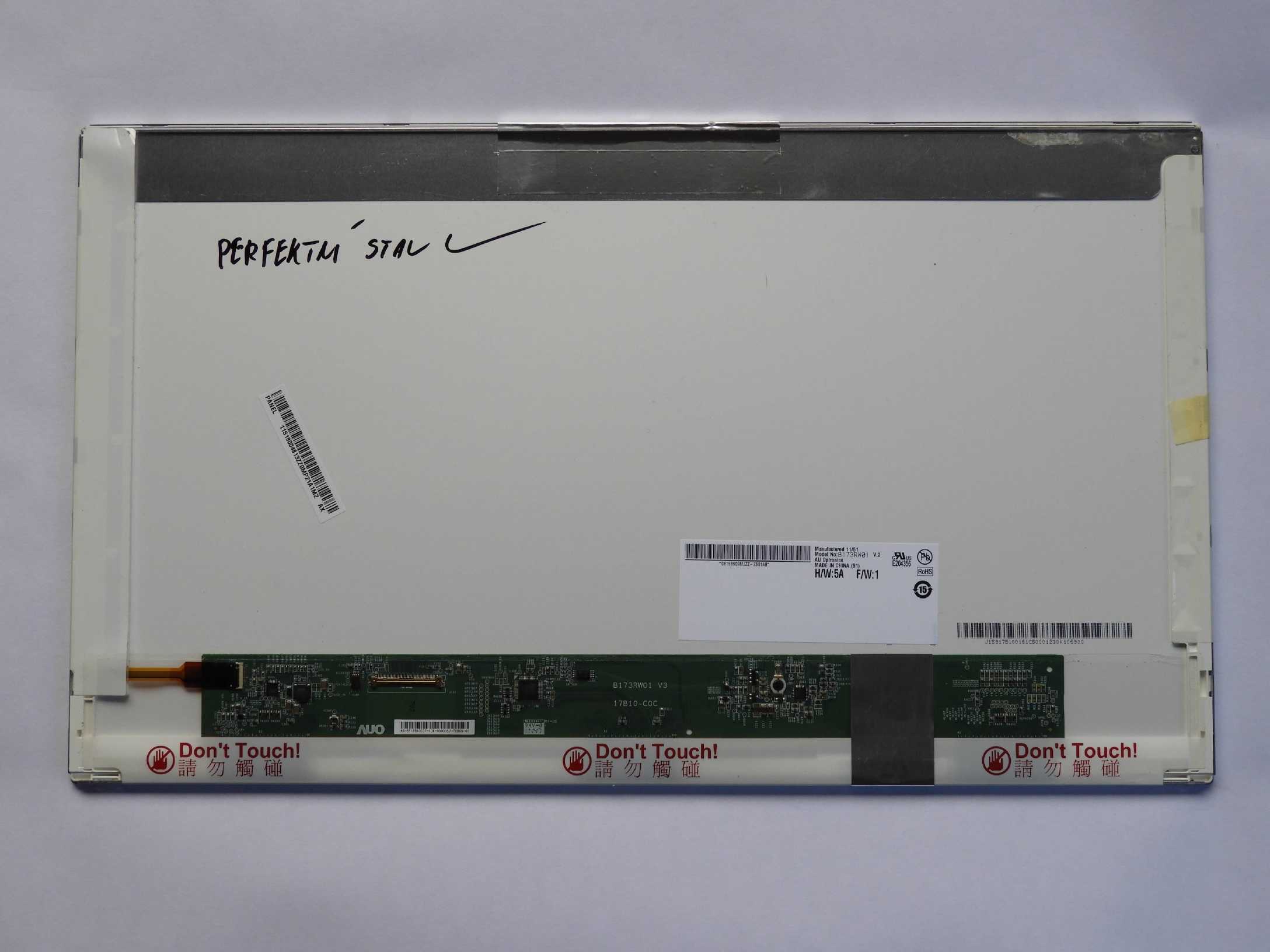 17,3" lcd panel Au Optronics b173rw01 v.3