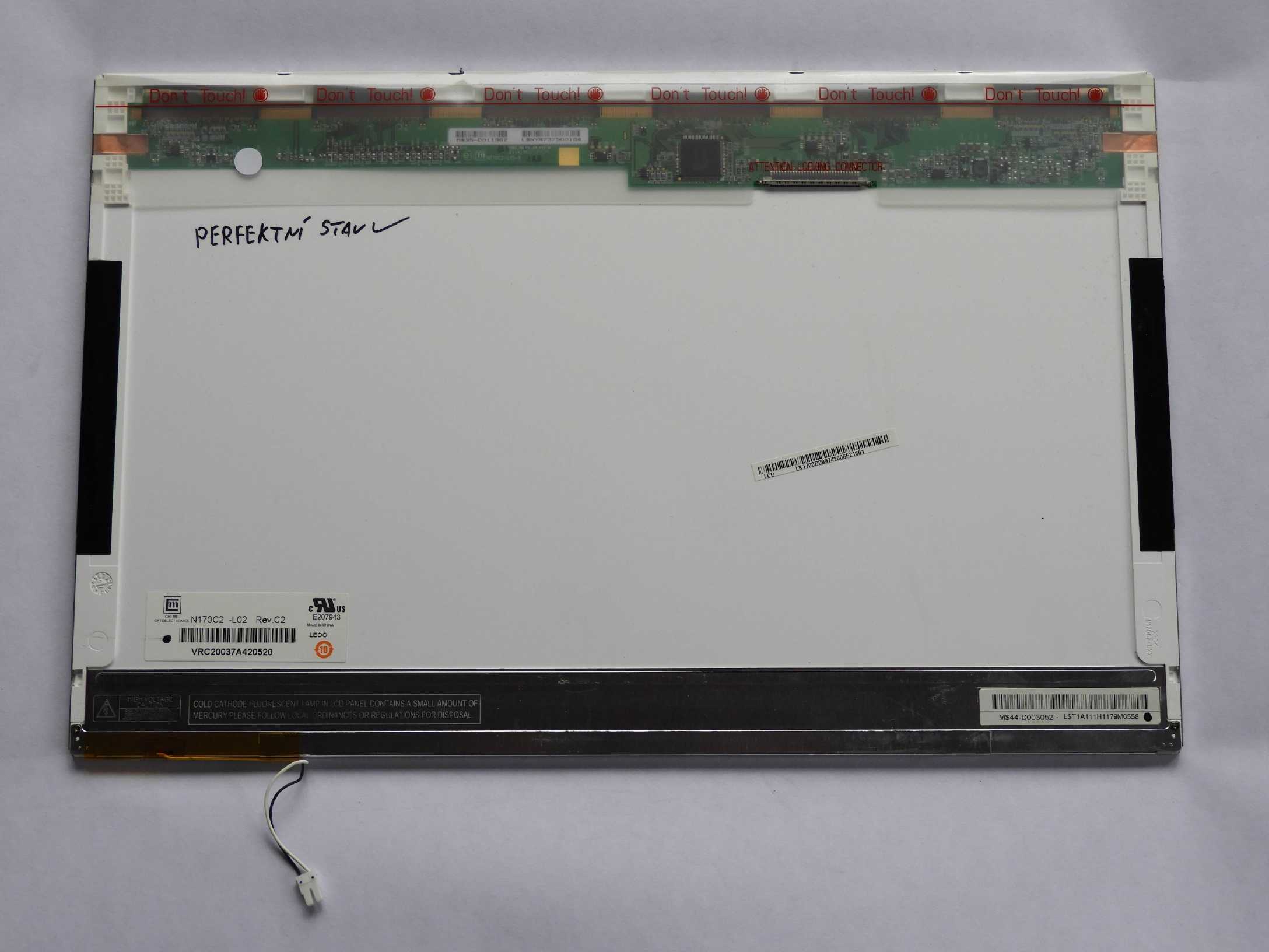 LCD Panel Displej 17" 17,1" CCFL 1440x900 30PIN
