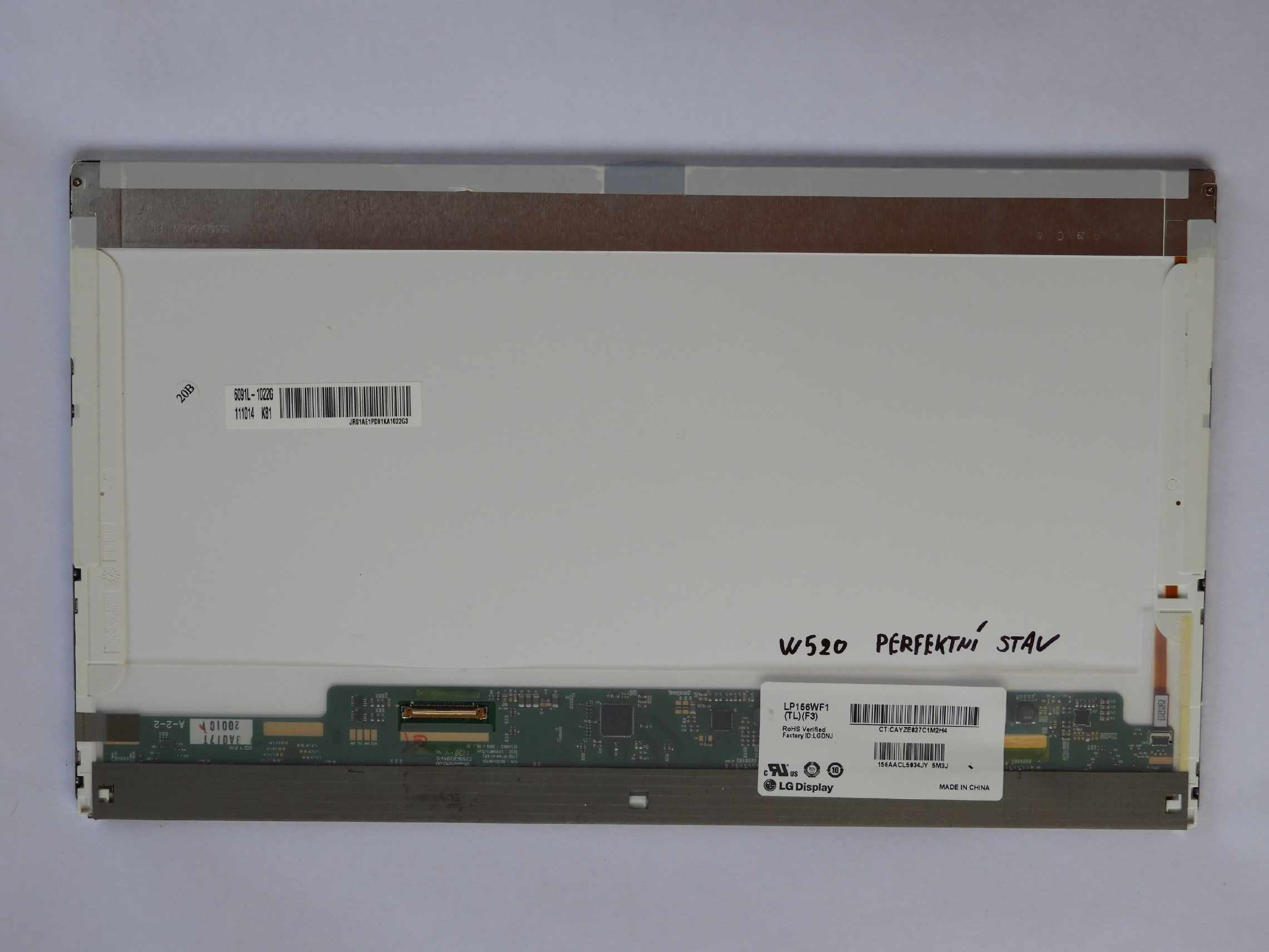 fhd 40pin 15,6" Lcd Panel Displej lg Display LP156WF1 (tl)(f3)