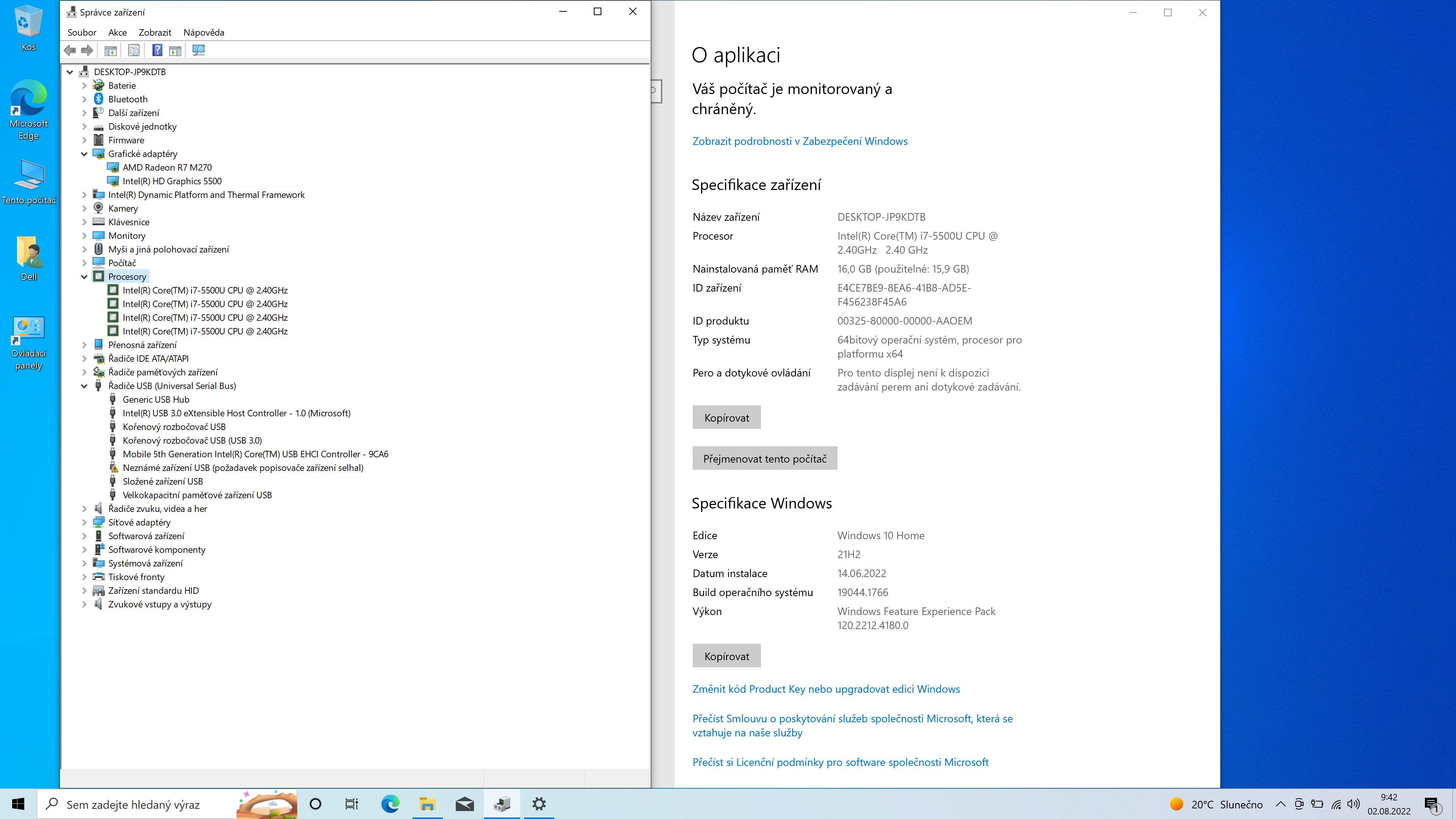 Základní deska Dell Inspiron 15 7000 7548