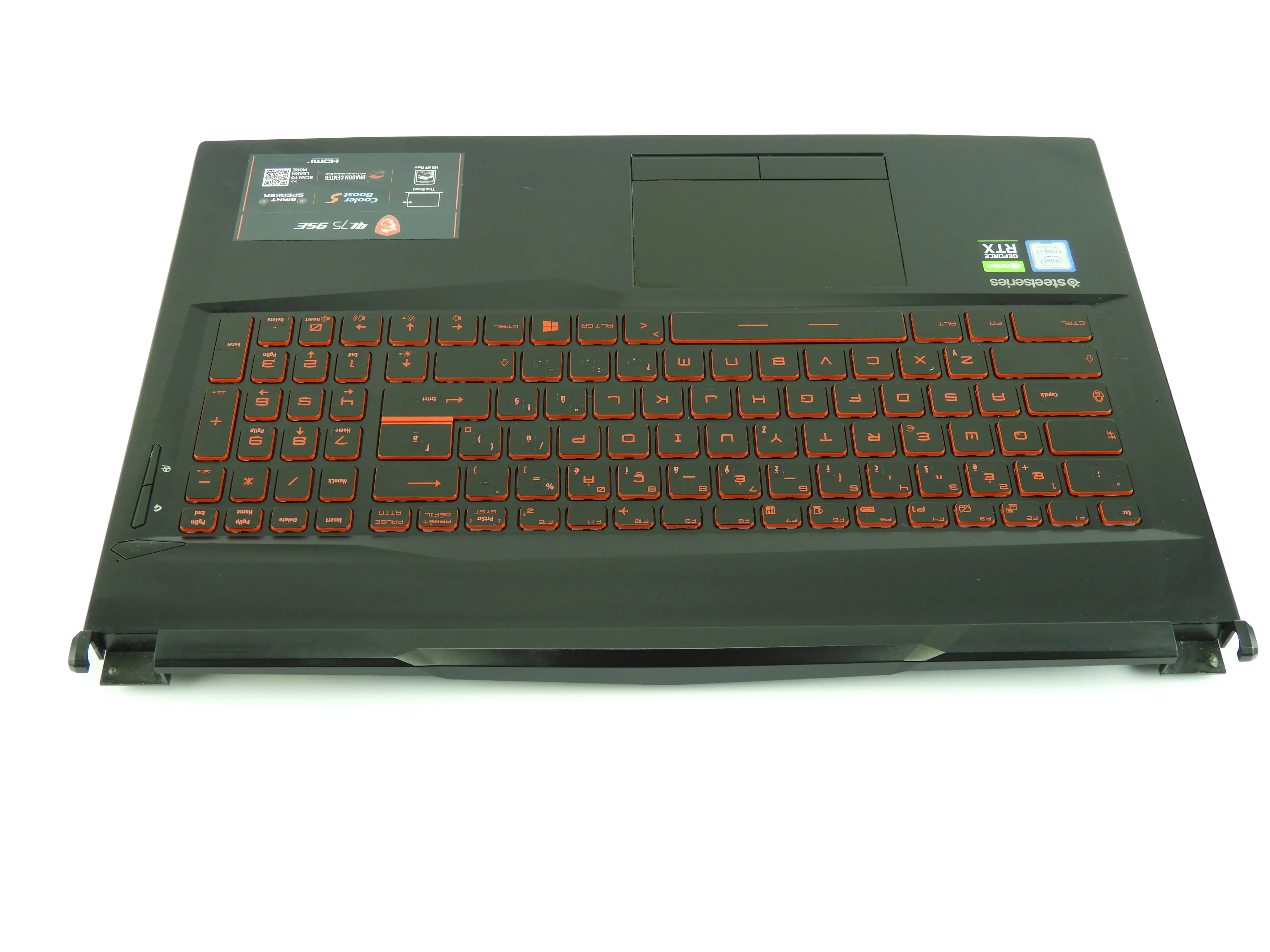 Palmrest Klávesnice Touchpad Msi GL75 GP75 MS-17E1 MS-17ES