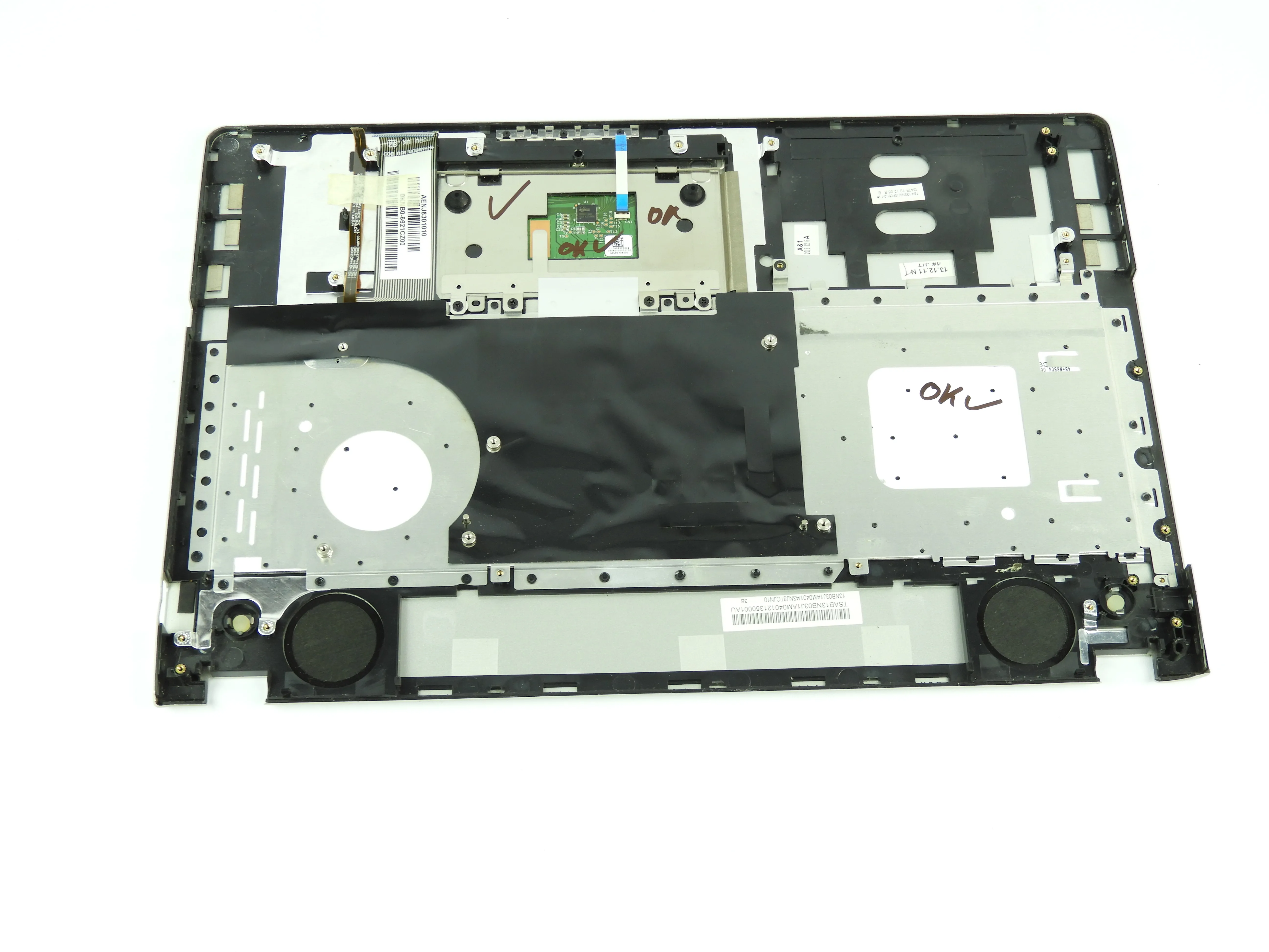 Horní kryt šasi Palmrest Klávesnice Touchpad ASUS N56 N56J N56JR