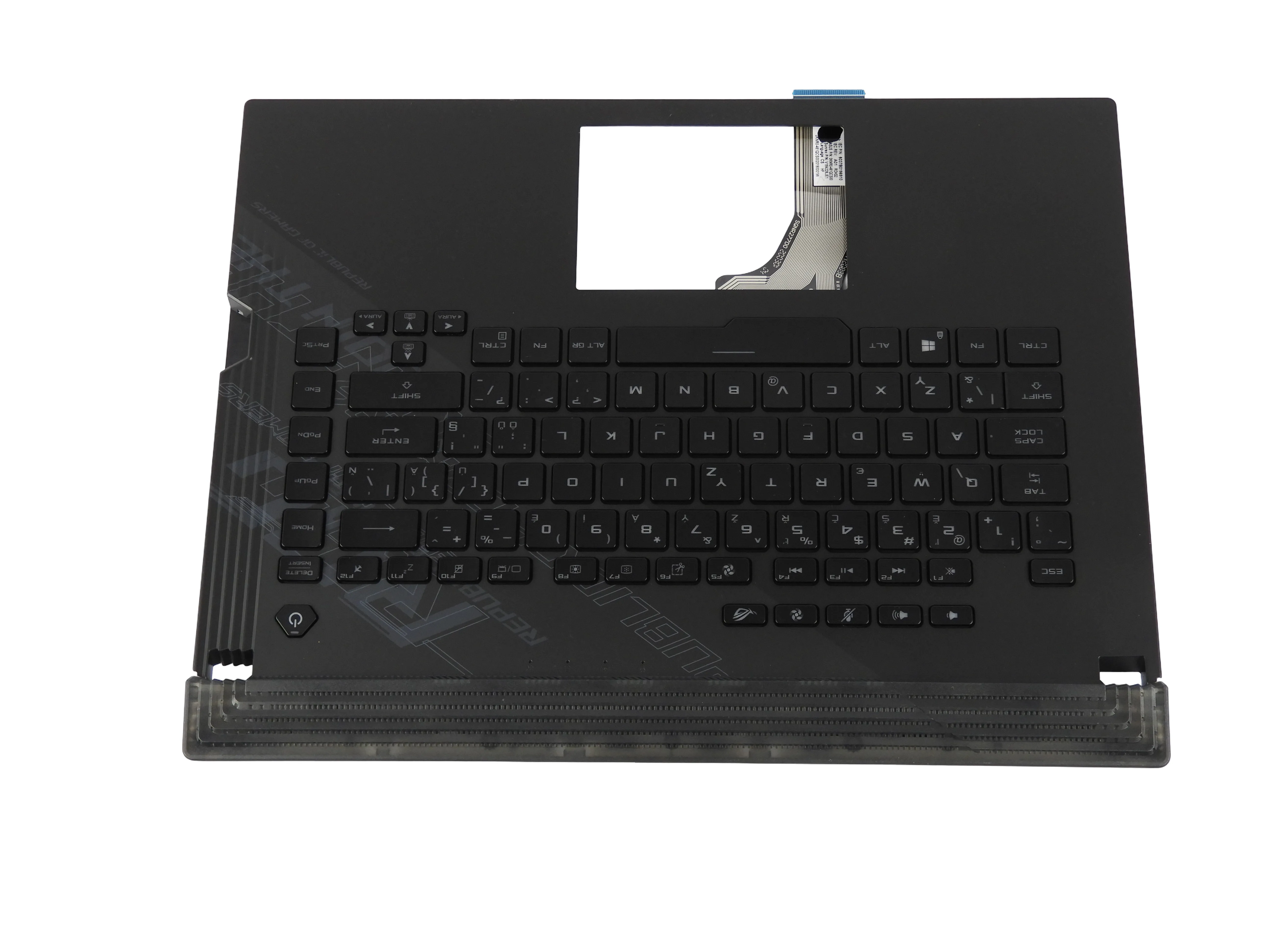 Horní kryt Palmrest Klávesnice Asus ROG Strix SCAR 15 G532LWS