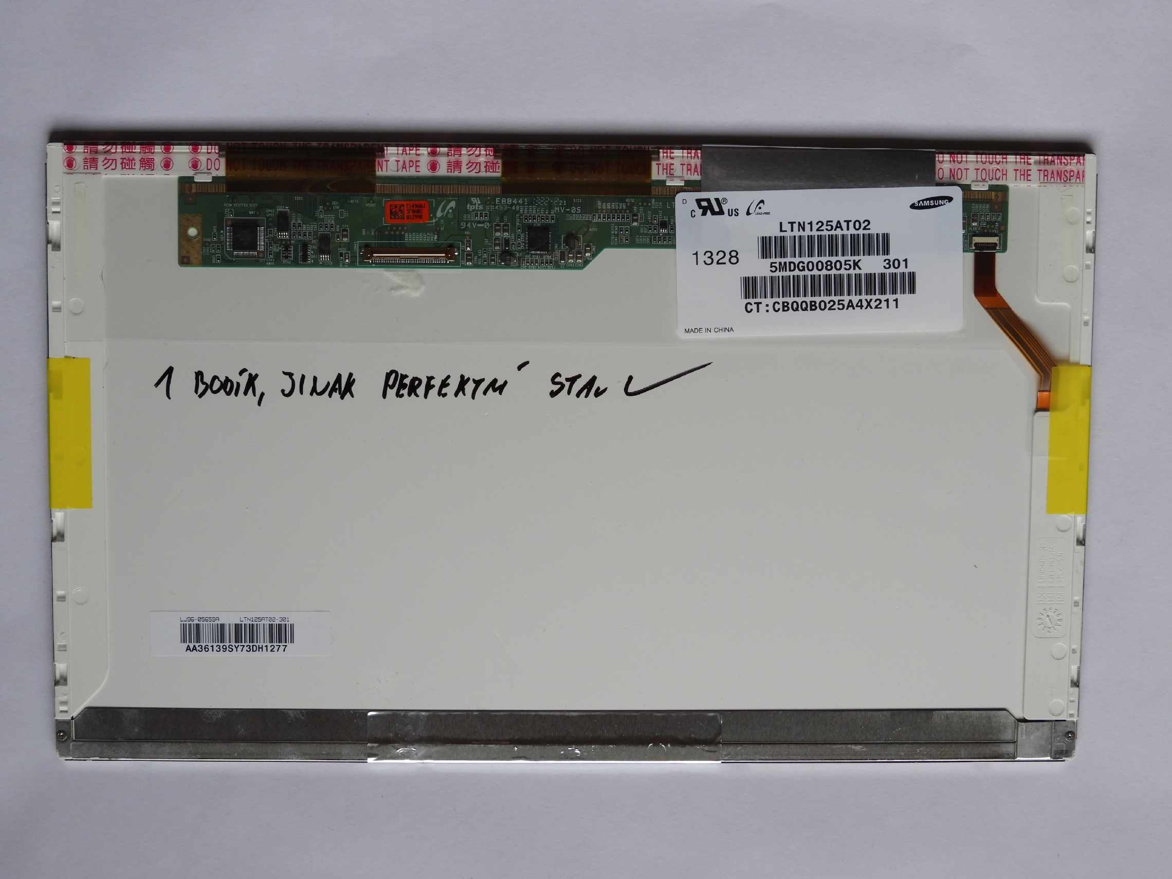 12.5" LCD Panel Displej Samsung LTN125AT02