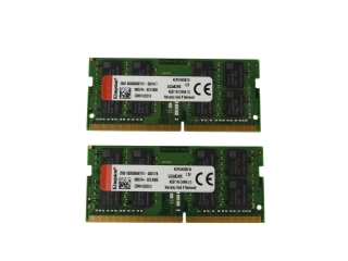 Kingston Operační paměti 32GB DDR4, PC4-19200 1.2V SO-DIMM 2400mhz (2x16GB)