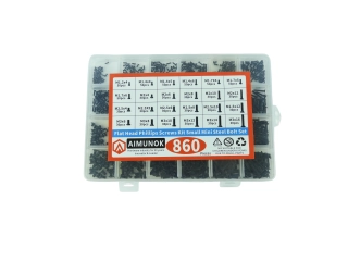 Sada 860ks šroubů k notebookům a jemné elektronice