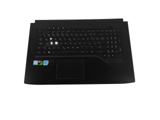 Cz Podsvícená klávesnice Palmrest Kryt Asus Rog Strix GL703 GL703V GL703VD