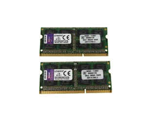 8GB Kingston Operační paměti DDR3 1.5V Sodimm 1600mhz PC12800s (4gb+4gb)