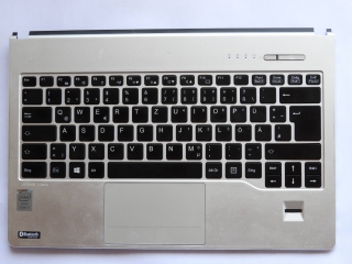 Horní kryt šasi Palmrest Touchpad Fujitsu Lifebook S904 