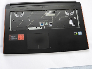 Horní kryt šasi Touchpad Palmrest Gigabyte P57 P57K P57W P57W P57X